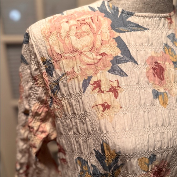 Zara Floral Babydoll Minidress - Picture 1 of 6